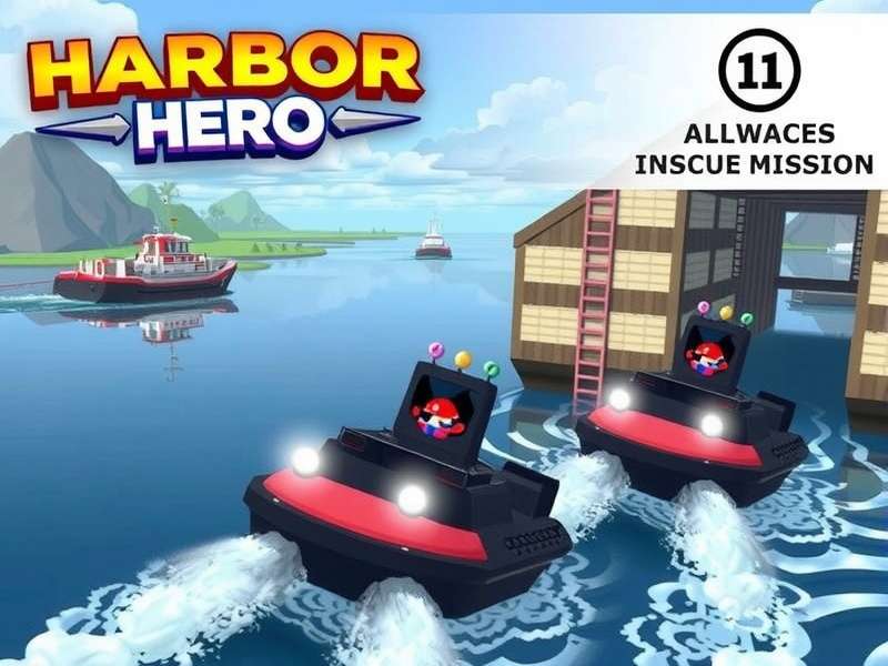Harbor Hero Gameplay Screenshot Showing Rescue Mission